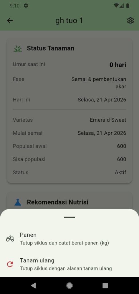 Aksi panen dan tanam ulang